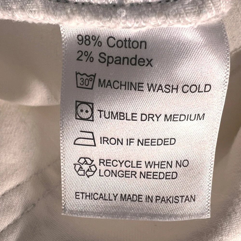NINEFIVE Patchwork Jeans Mens 42 White Deconstructed Frayed Stacked Denim Grunge